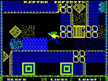 Repton Infinity (1988)(Superior)[a][RUN !BOOT] screen shot game playing